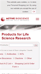 Mobile Screenshot of active-bioscience.de